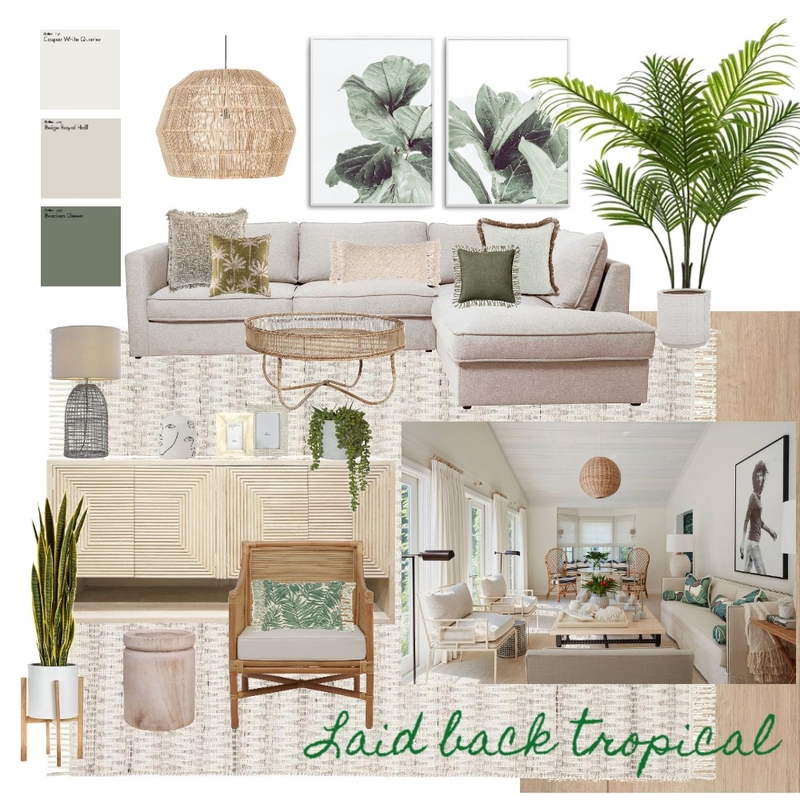 Laid back tropical Mood Board by tnm1019 on Style Sourcebook