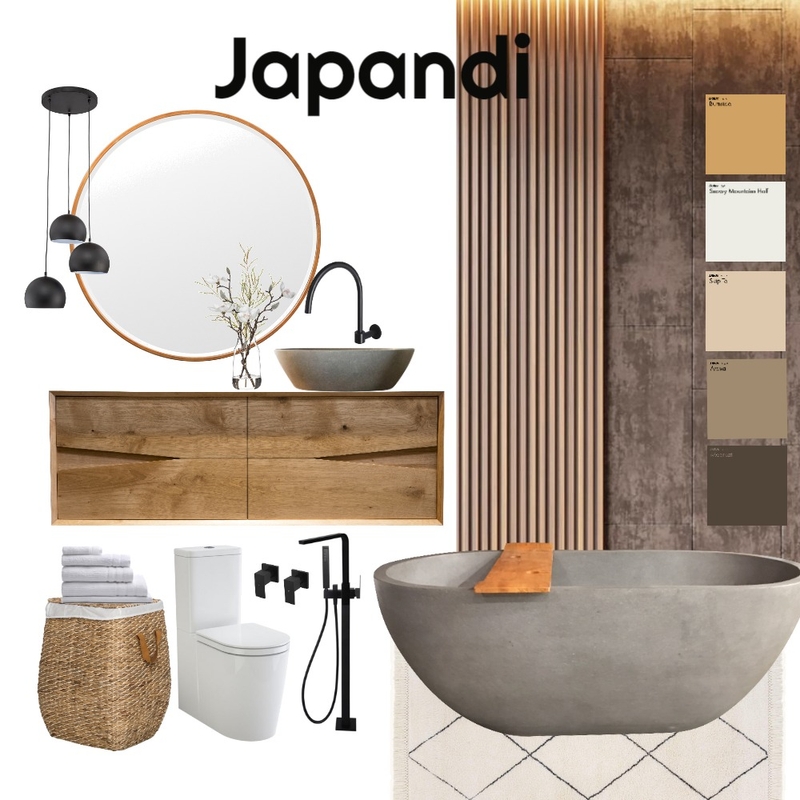 Japandi Moodboard Mood Board by Gale Carroll on Style Sourcebook