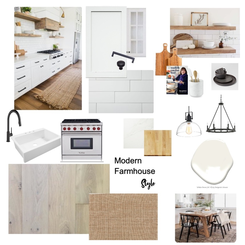 Modern Farmhouse Style Mood Board by Cindy S on Style Sourcebook