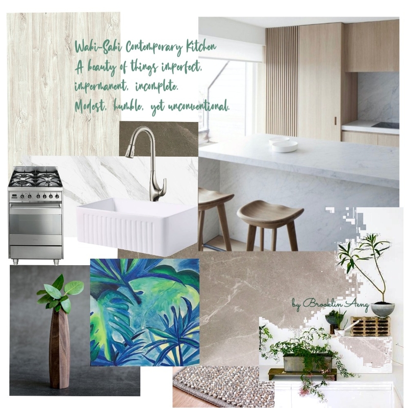 Wabi Sabi Kitchen 3 Mood Board by brooklinaeng on Style Sourcebook