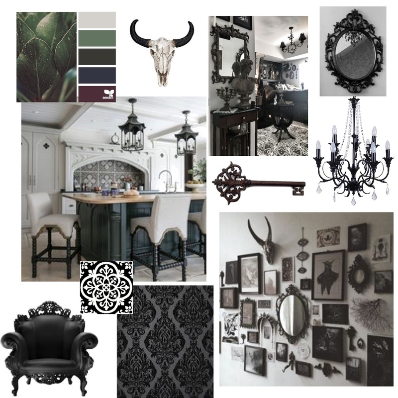 Gothic Mood Board by baxterkel on Style Sourcebook