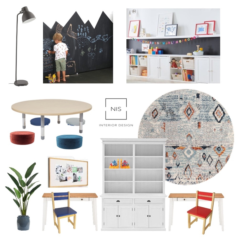 Parkvale Rec Room - kids side (option A) Mood Board by Nis Interiors on Style Sourcebook