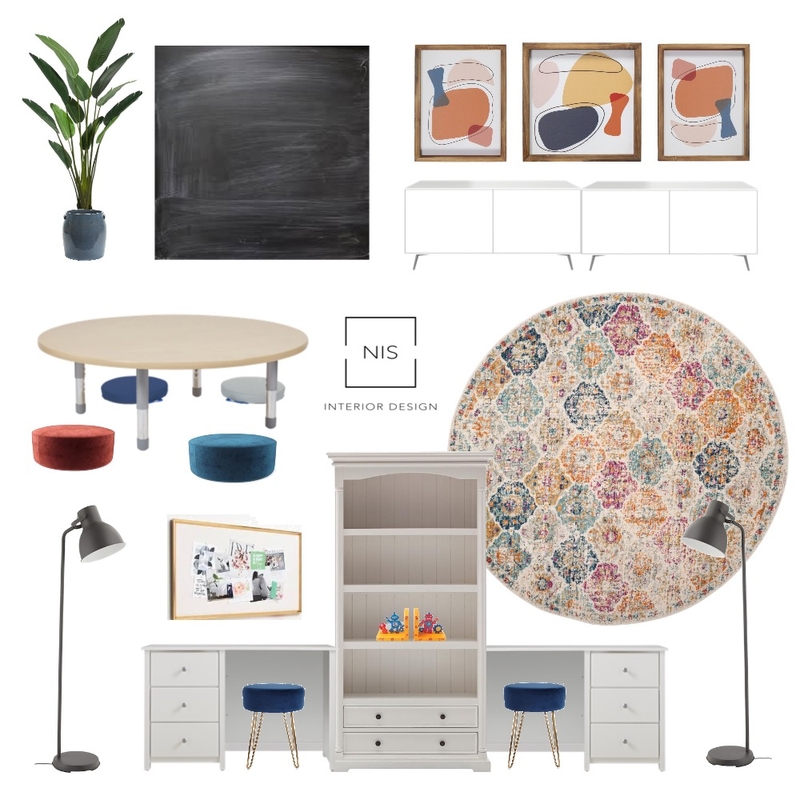 Parkvale Rec Room - kids side (option B) Mood Board by Nis Interiors on Style Sourcebook