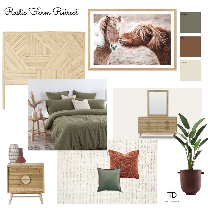 Rustic Farm Retreat Mood Board by Tone Design on Style Sourcebook