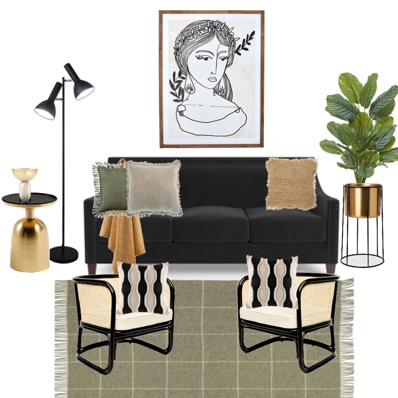 Glam lounge room Mood Board by Gsheps on Style Sourcebook
