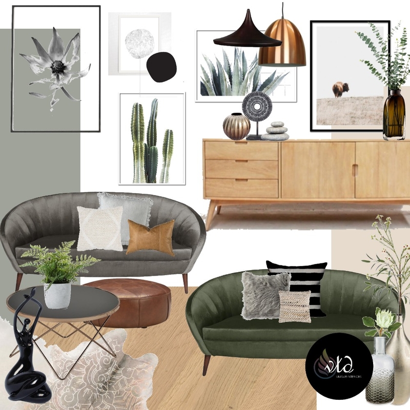 Scandi Luxe Living Mood Board by Velvet Tree Design on Style Sourcebook