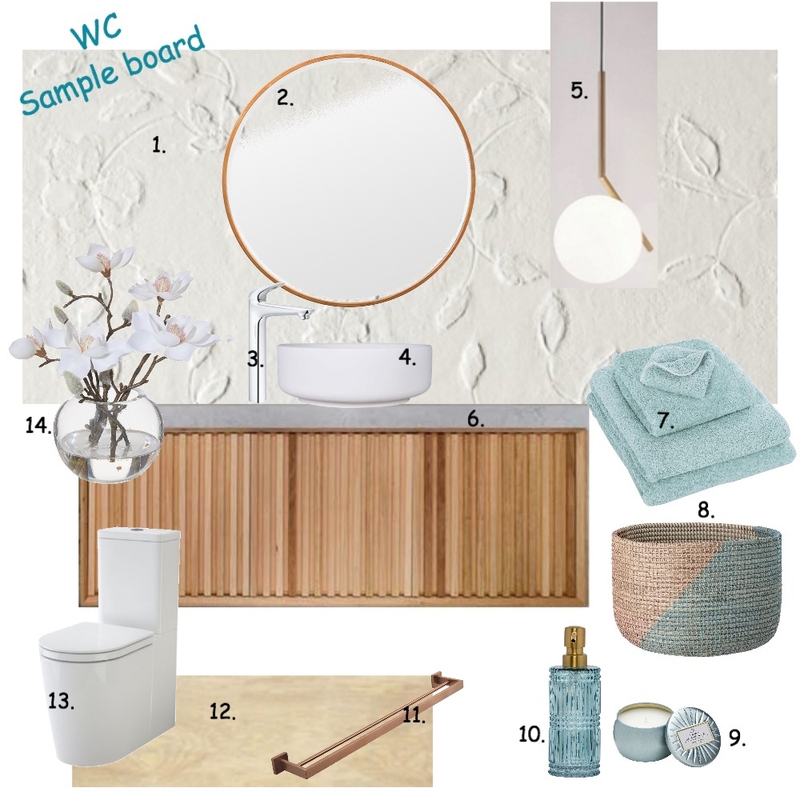 WC Mood Board by Rosi Pisani on Style Sourcebook