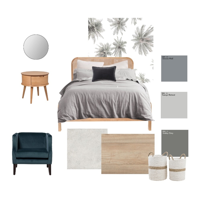 Grey Bedroom Mood Board by EMME Interiors on Style Sourcebook