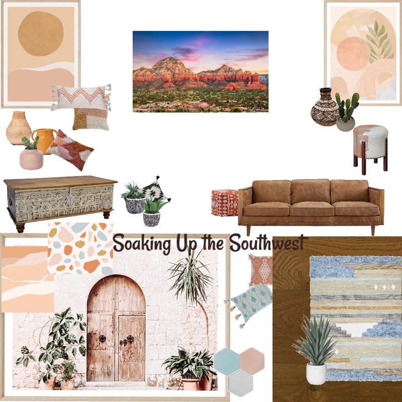 Soaking up the Southwest Mood Board by Katharine Clark on Style Sourcebook