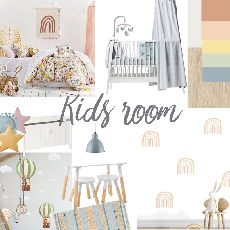 Nursery Mood Board by Stephanie Broeker Art Interior on Style Sourcebook