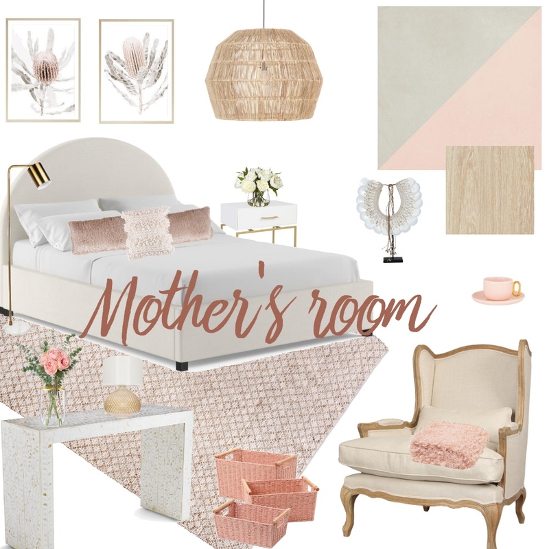 Mother's room Mood Board by Stephanie Broeker Art Interior on Style Sourcebook
