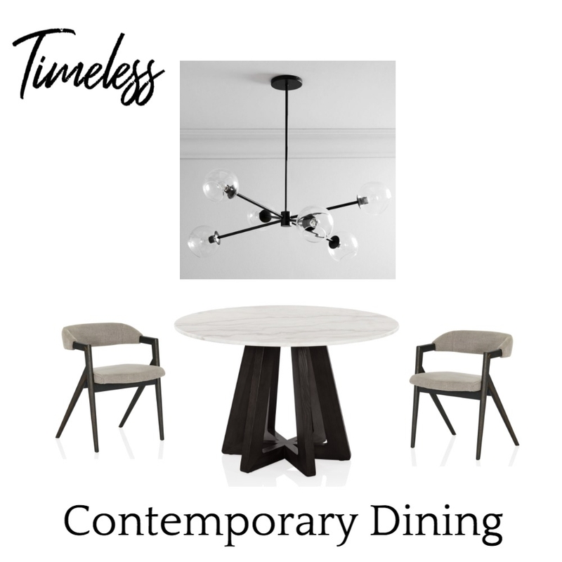 Timeless/Contemporary Dining Mood Board by Danielle Bang on Style Sourcebook