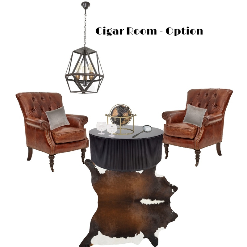 Cigar Room - Option 1 Mood Board by Mim Romano on Style Sourcebook