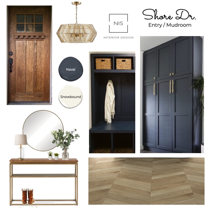 Shore Dr. Entry/Mudroom (option A) Mood Board by Nis Interiors on Style Sourcebook