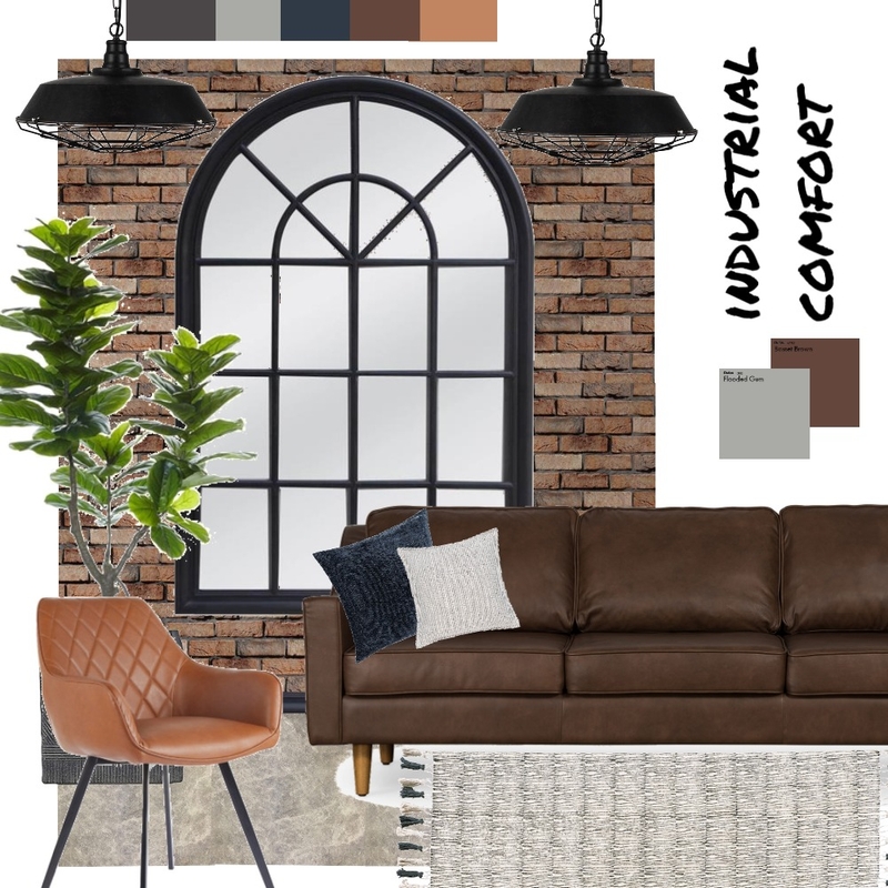 Industrial Comfort Mood Board by Burchwood on Style Sourcebook