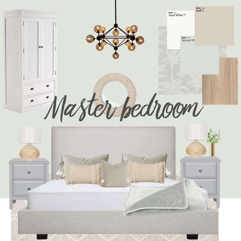 Master Bedroom Mood Board by Stephanie Broeker Art Interior on Style Sourcebook