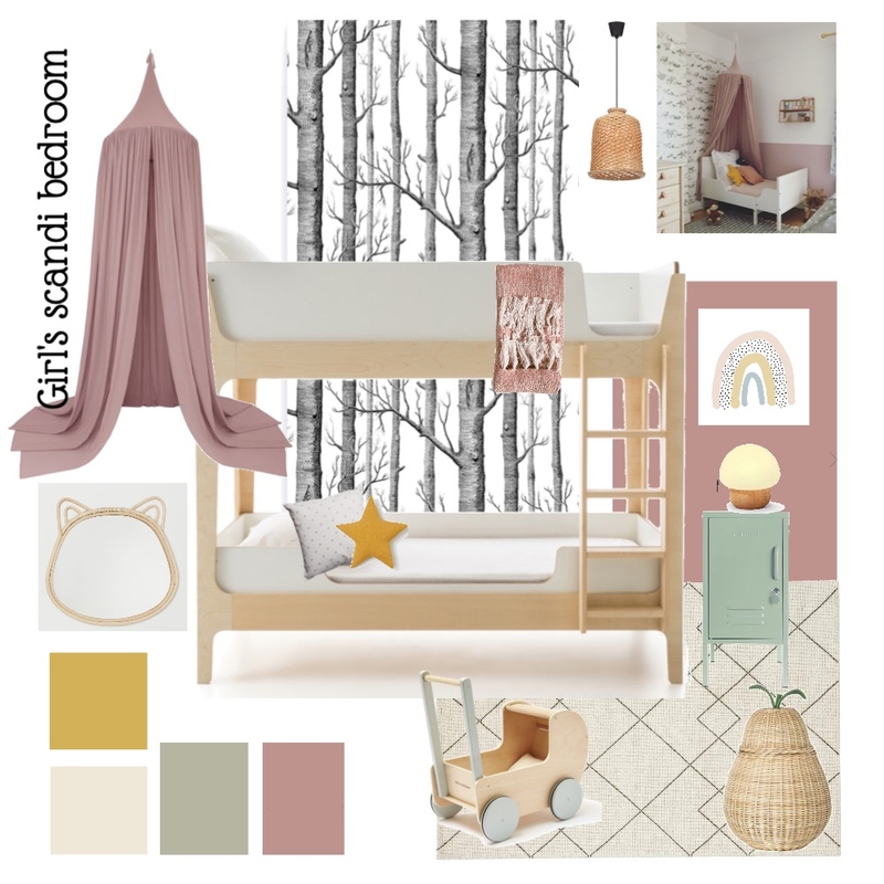 girls bedroom Mood Board by Caroline Dadswell on Style Sourcebook