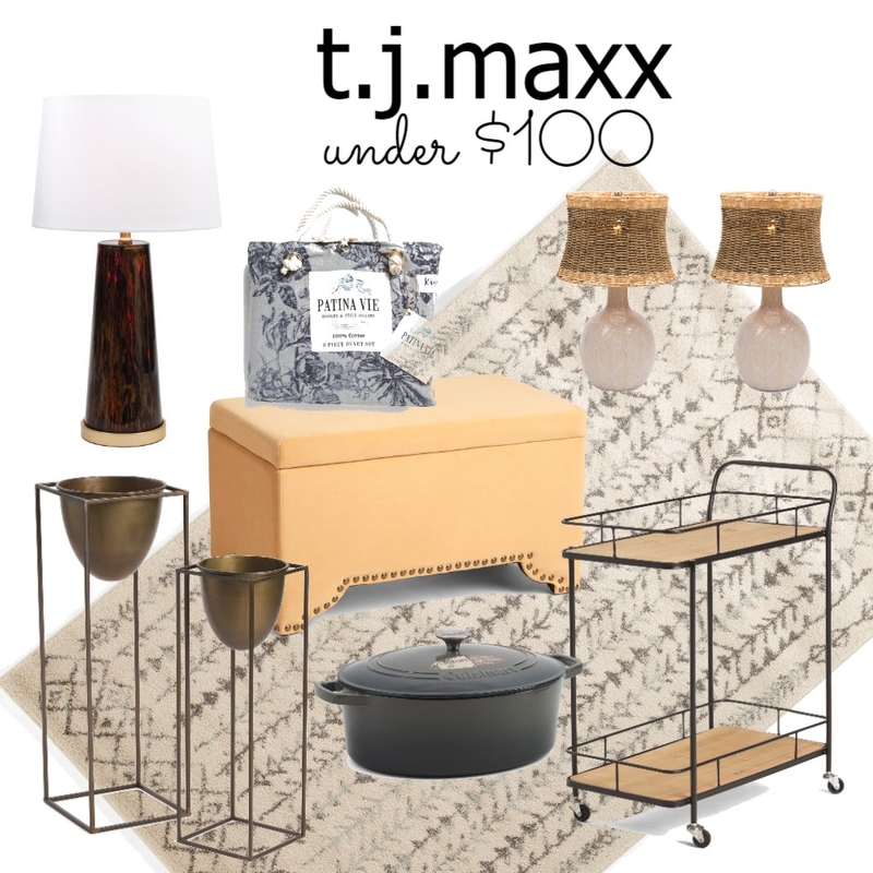 TJ Under $100 Mood Board by Twist My Armoire on Style Sourcebook
