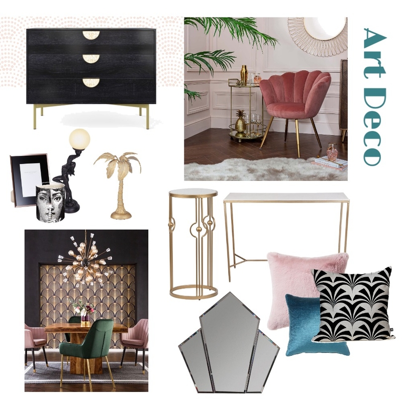 Art Deco Mood Board by emilypointing on Style Sourcebook