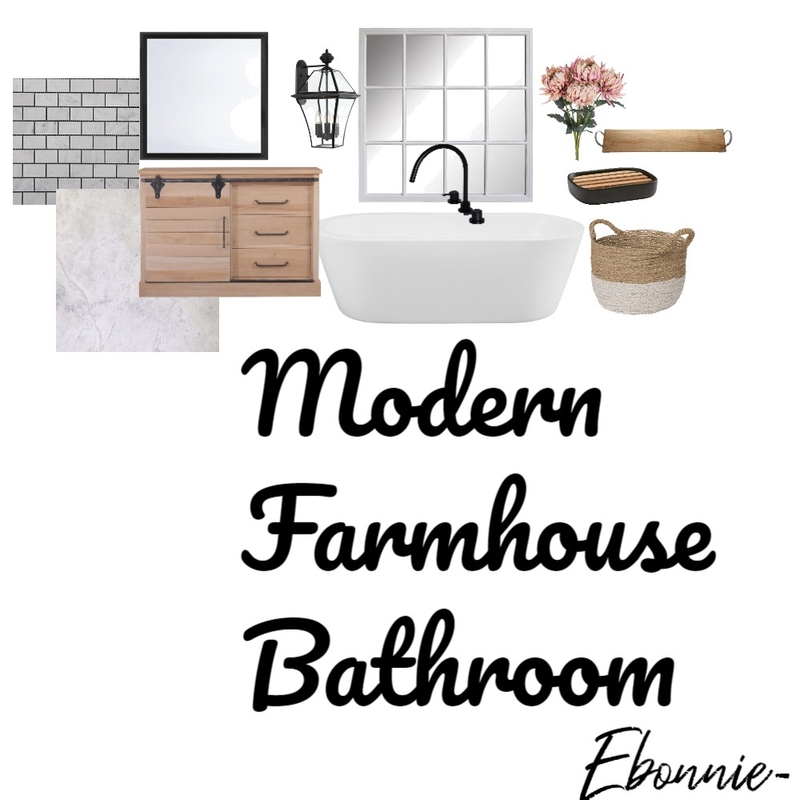 Farmhouse Bathroom Mood Board by Ebbforster on Style Sourcebook