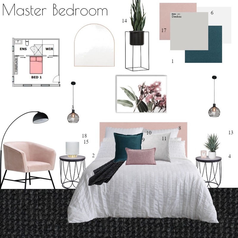 Master bedroom Mood Board by Our home in the Grange on Style Sourcebook
