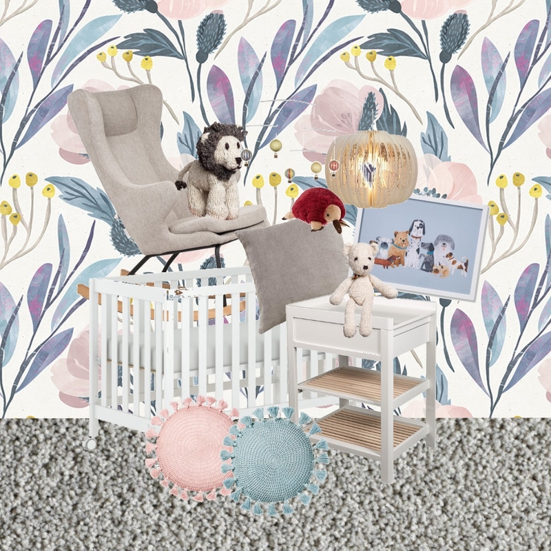 Mychael and Amelia nursery Mood Board by Jessi on Style Sourcebook