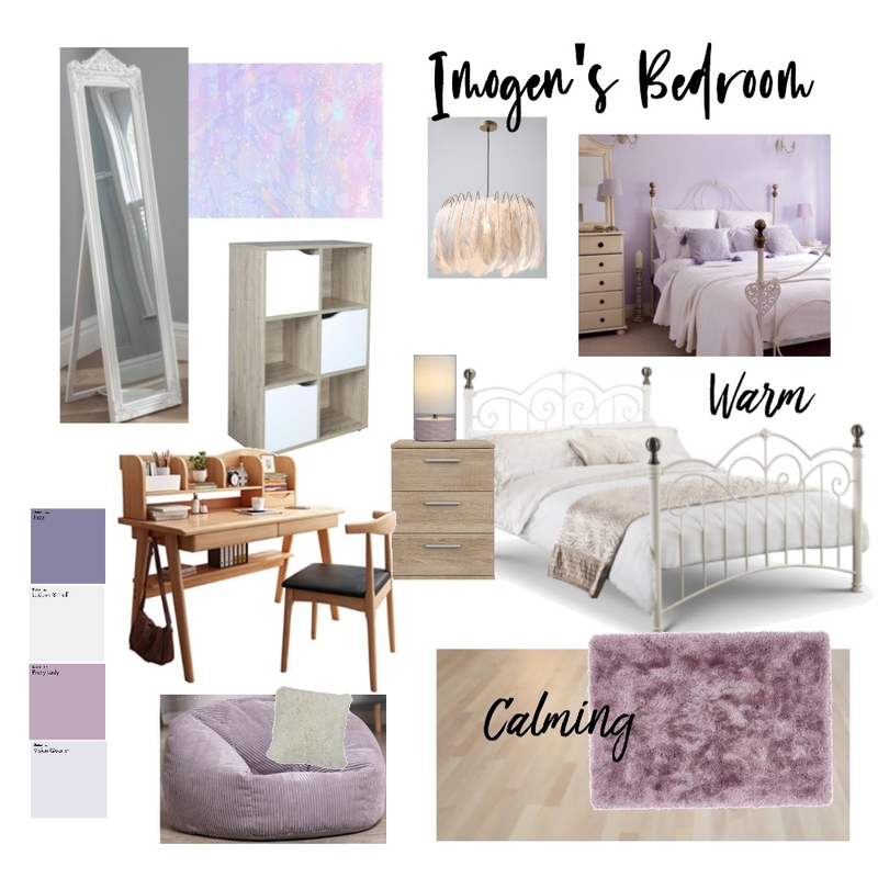 Imogen's Bedroom Mood Board by Nicola on Style Sourcebook