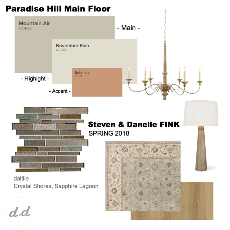 Paradise Hill Main Floor Concept Mood Board by dieci.design on Style Sourcebook