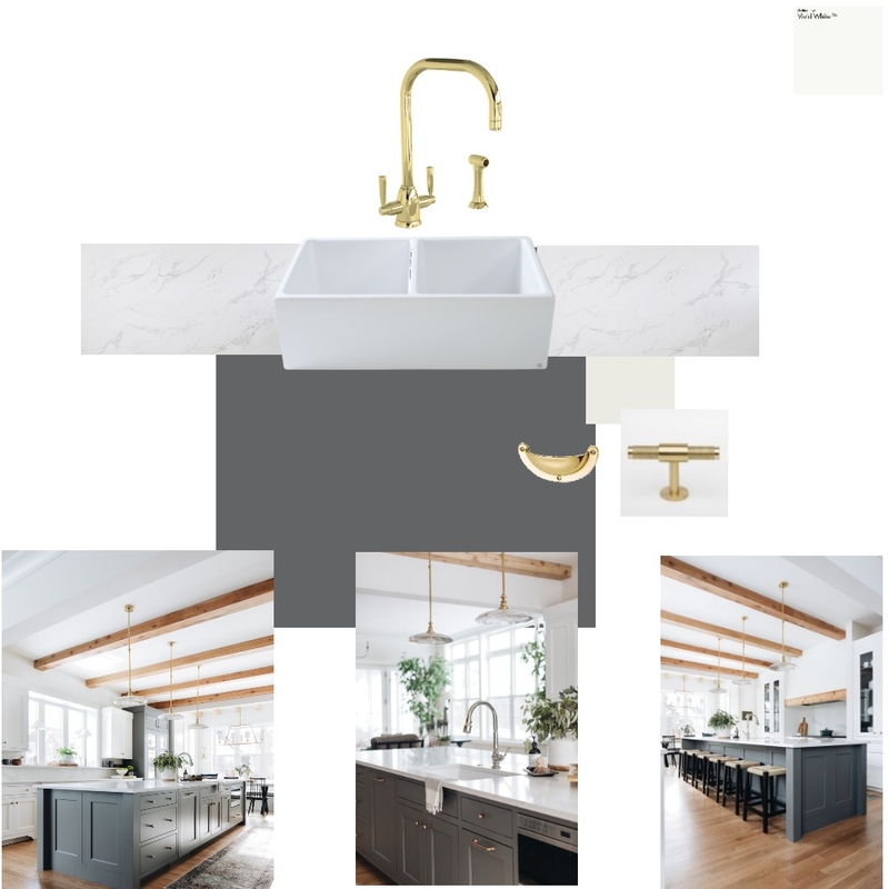 Sally Farmhouse Kitchen Island Mood Board by leighmaxrussell on Style Sourcebook