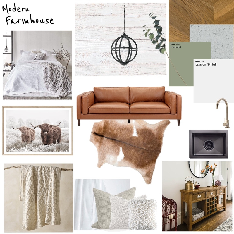 Modern Farmhouse Mood Board by SHall on Style Sourcebook