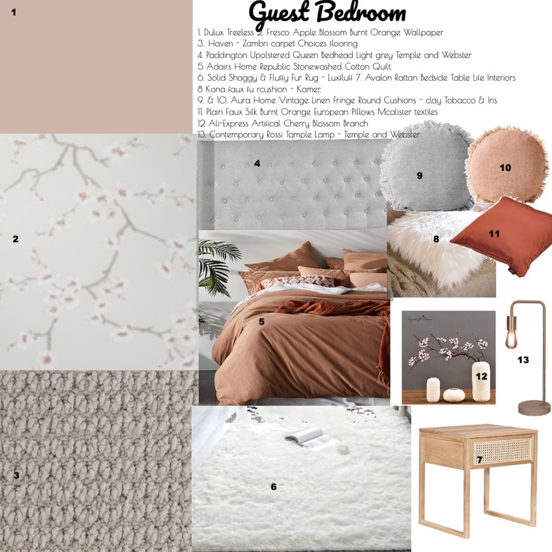 Guest Bedroom Mood Board by JanelleO on Style Sourcebook