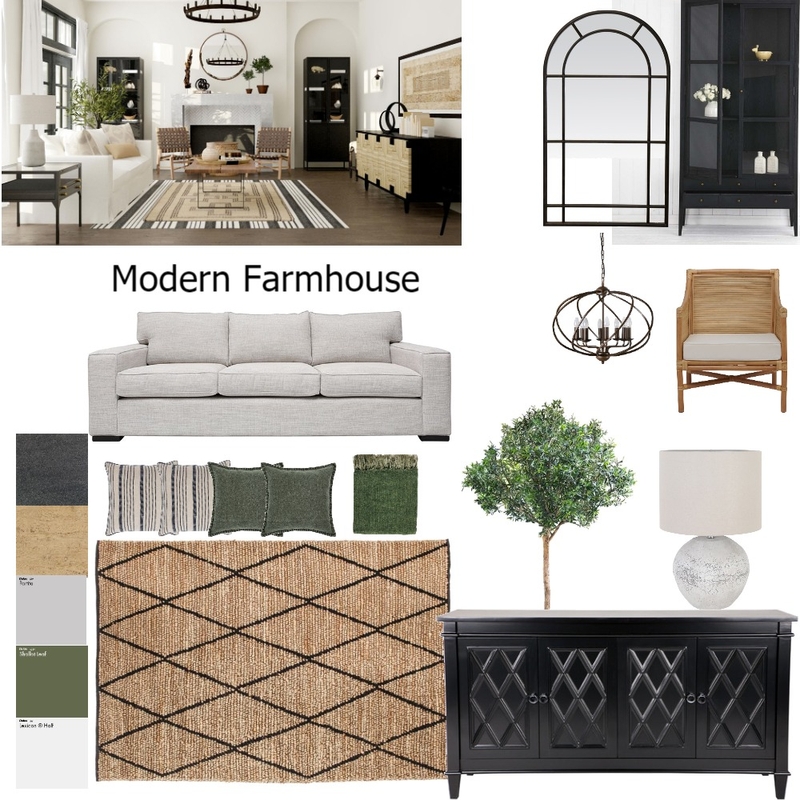 Modern Farmhouse Mood Board by Violeta on Style Sourcebook