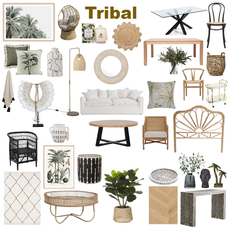 TRIBAL STYLE Mood Board by asroche on Style Sourcebook