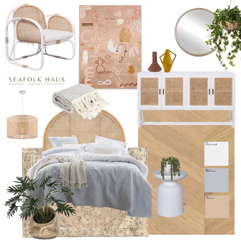 Bedroom Sample Board Mood Board by Seafolk Haus on Style Sourcebook