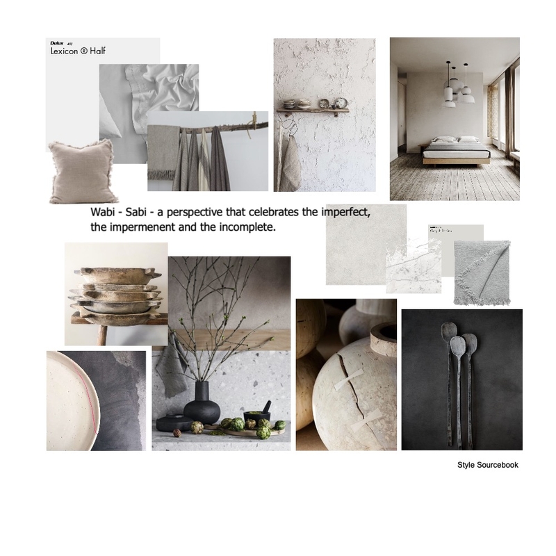 WABI SABI Mood Board by Jodie Cooke on Style Sourcebook