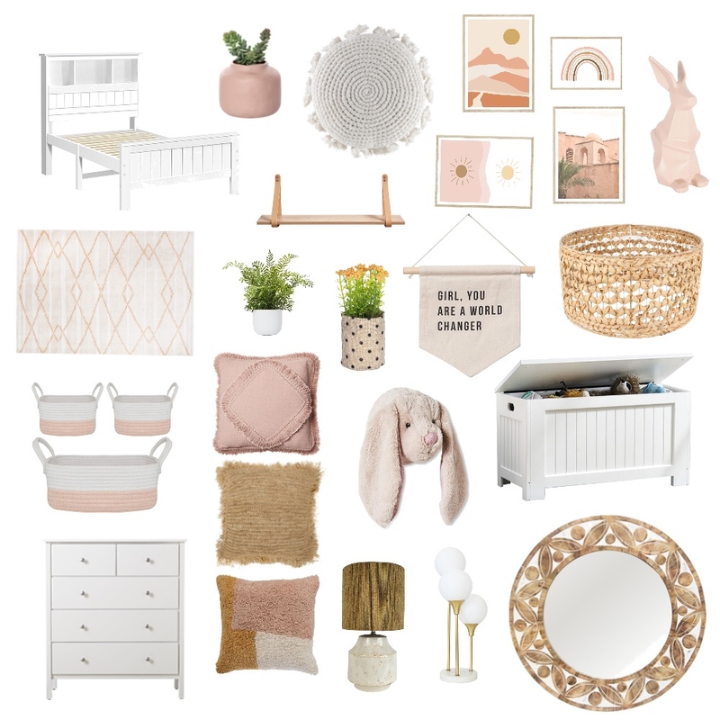 Girls room Mood Board by Raquel Sobek on Style Sourcebook