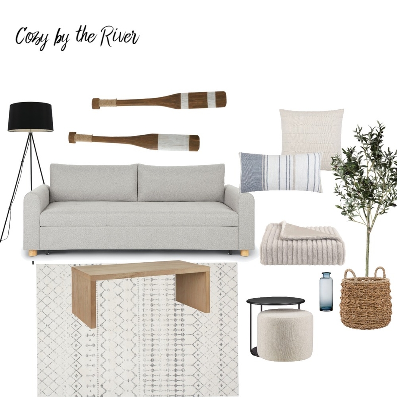 Cozy by the River Mood Board by chelseamiddleton on Style Sourcebook