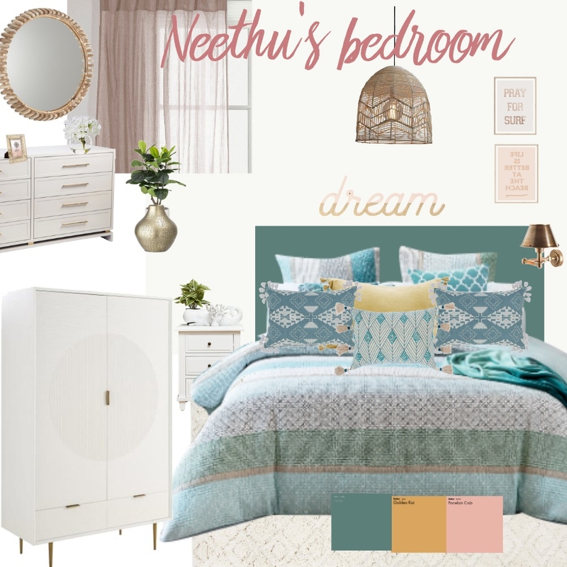 bedroom Mood Board by Stephanie Broeker Art Interior on Style Sourcebook