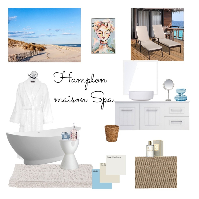 Module 3 Hampton maison Spa Mood Board by cfg0585 on Style Sourcebook