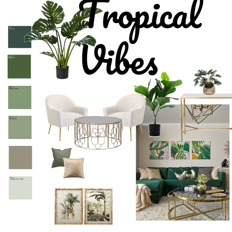 Tropical Vibes Mood Board by tasneemva on Style Sourcebook