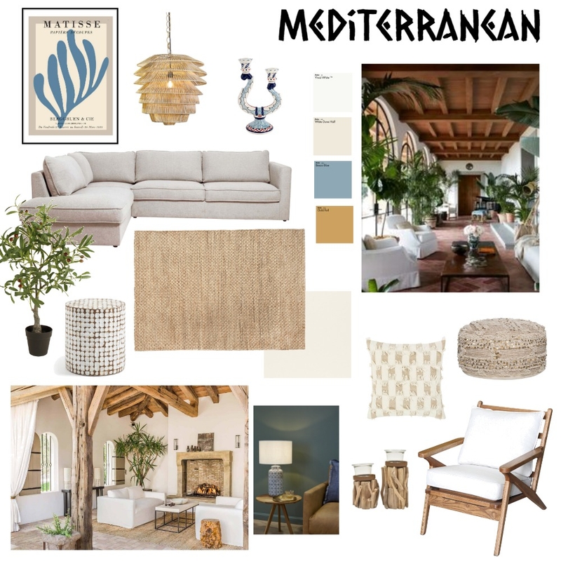 Mediterranean Mood Board by zoebbarton on Style Sourcebook