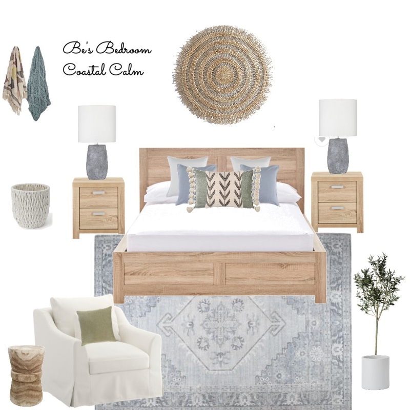 Be's Bedroom Calm Mood Board by TCH Interiors on Style Sourcebook