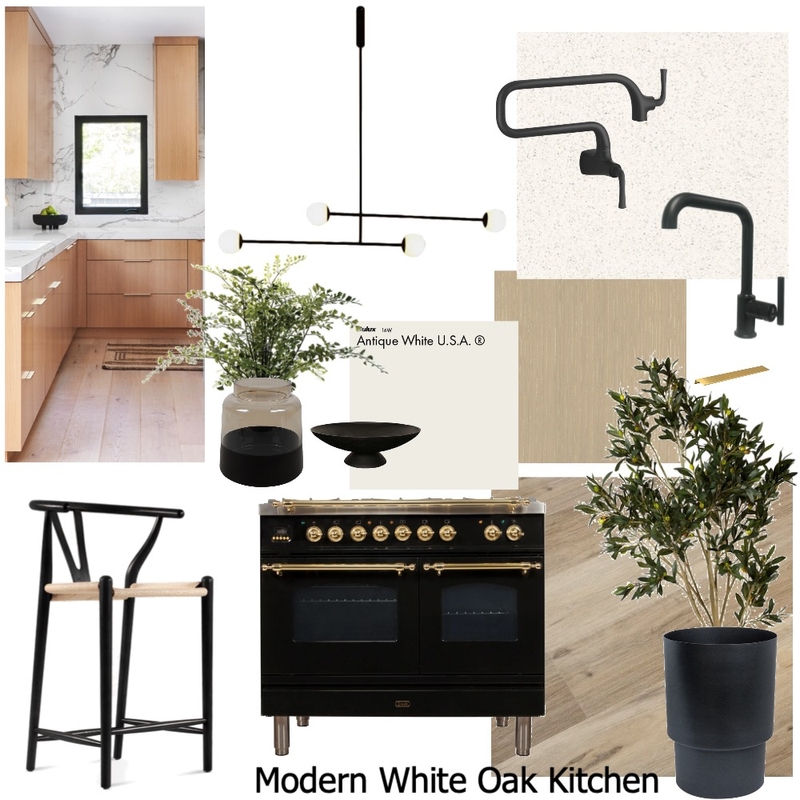 Modern White Oak Kitchen Mood Board by carolynstevenhaagen on Style Sourcebook