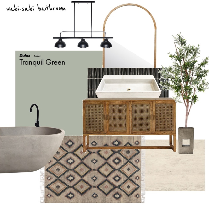 Wabi-Sabi Bathroom Mood Board by LucyMorganeThomas on Style Sourcebook