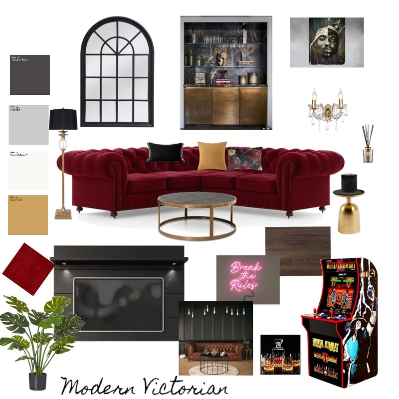 Victorian Modern Mood Board by Salbi T on Style Sourcebook