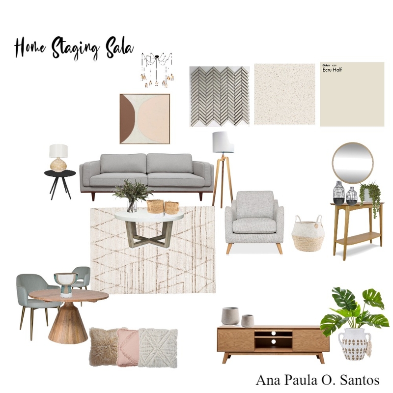 Home staging Ana Paula Mood Board by Staging Casa on Style Sourcebook