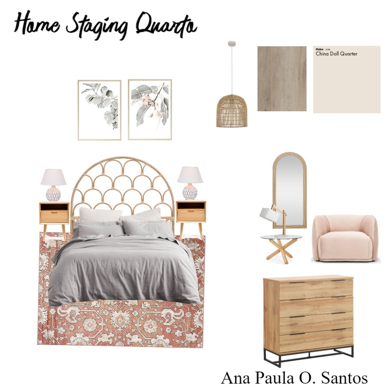 Home Staging quarto Ana Paula Mood Board by Staging Casa on Style Sourcebook
