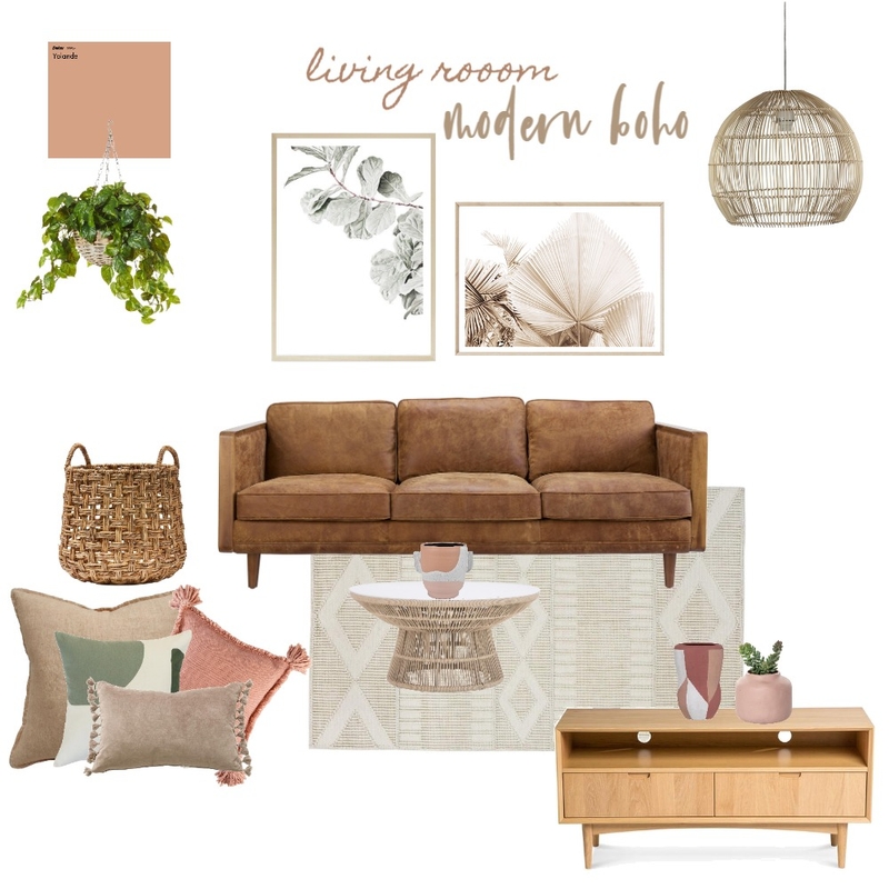 modern boho Mood Board by muckadesign on Style Sourcebook