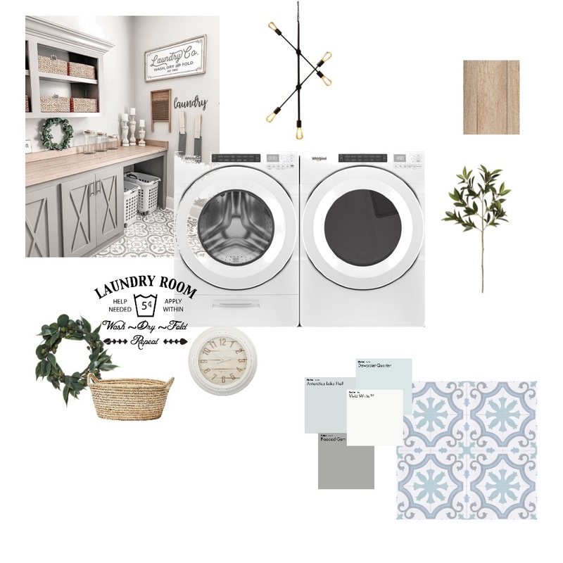 Laundry Mood Board by Megan Jones on Style Sourcebook