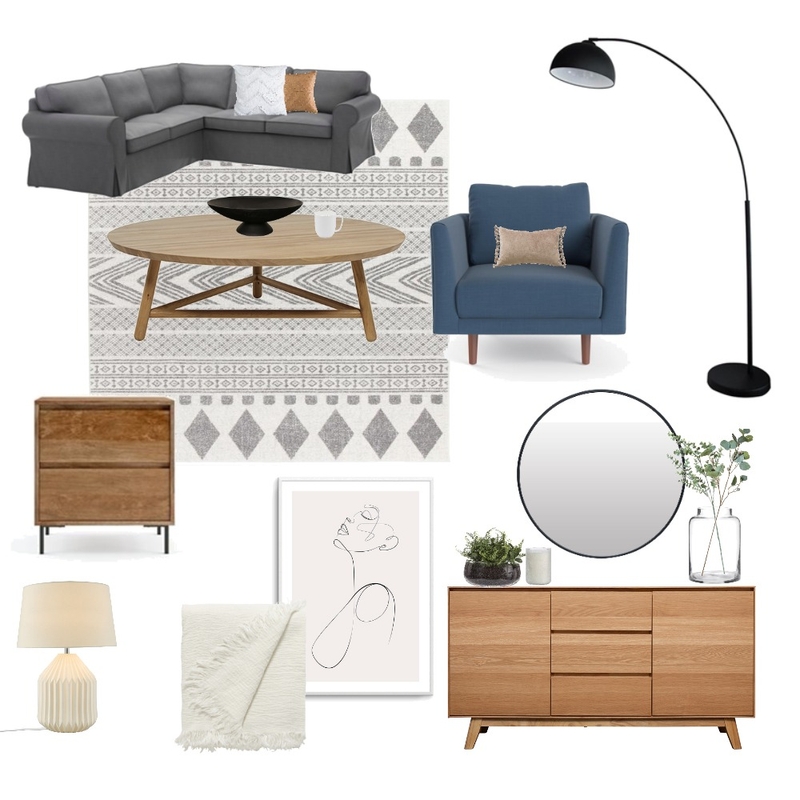 Living Room Mood Board Mood Board by cLan17 on Style Sourcebook